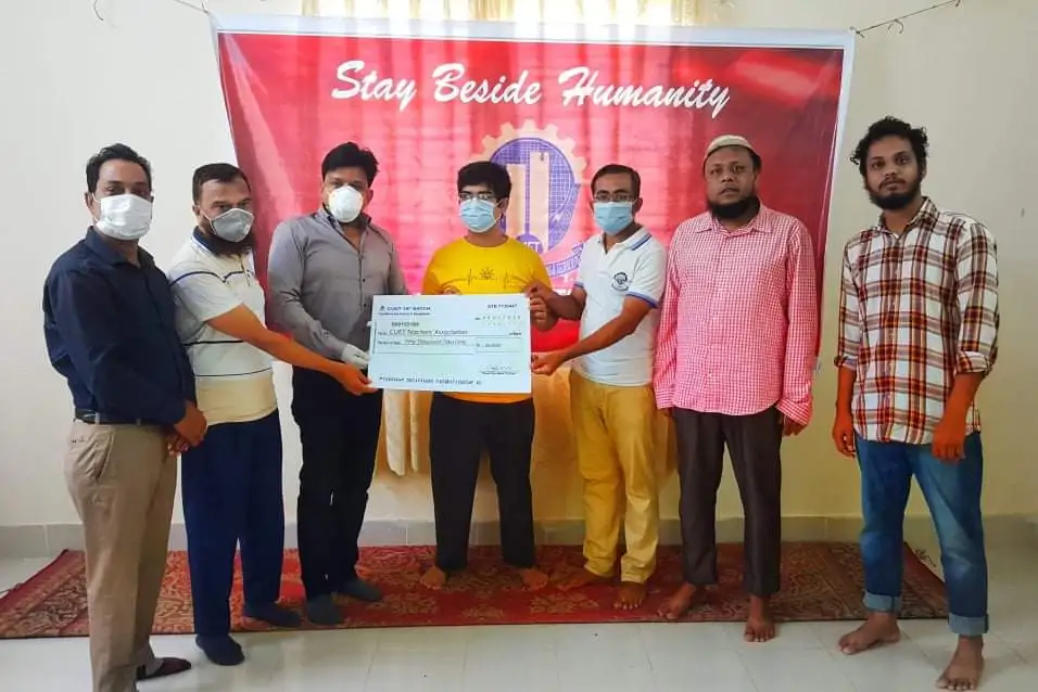 করোনাভাইরাস: মানবতার পাশে চুয়েটের ১৮তম ব্যাচ