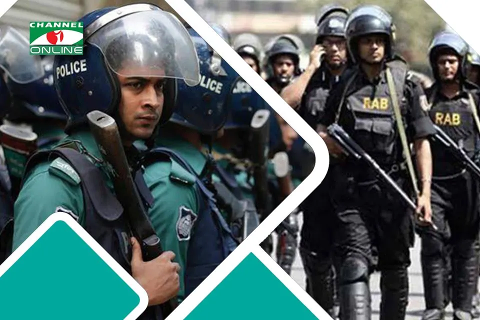 বাংলাদেশের পুলিশ ও র‍্যাব সদস্যরা নিরাপত্তা প্রস্তুতিতে. Channel i News - চ্যানেল আই নিউজ