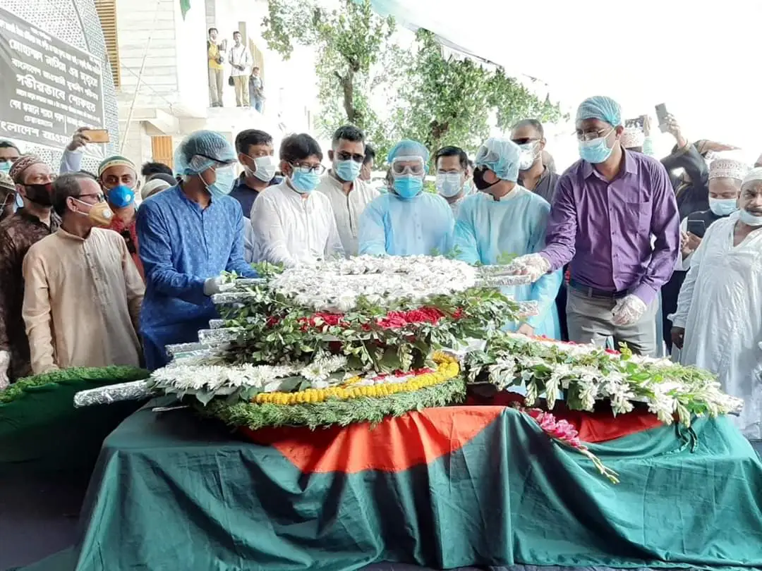 শ্রদ্ধাঞ্জলি জানাতে স্বেচ্ছাসেবক লীগ নেতারা ও কর্মীরা উপস্থিত. Channel i News - চ্যানেল আই নিউজ