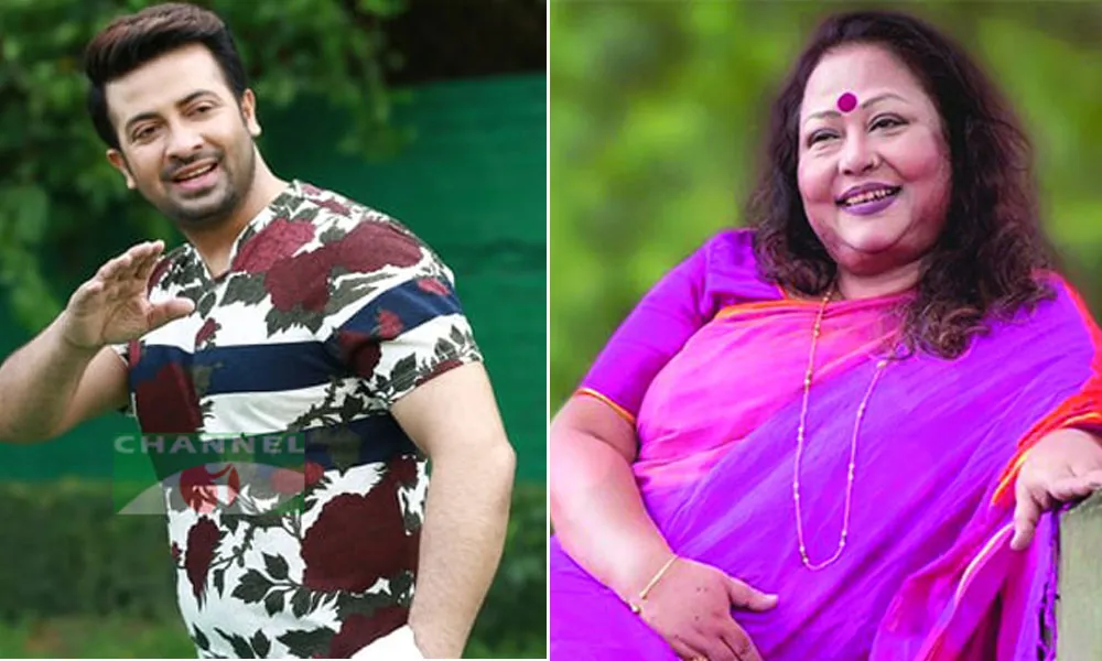 শাকিব ও দিলরুবার হাসিমুখে ছবি, বাংলাদেশি বিনোদন জগতের জনপ্রিয় তারকা. Channel i News - চ্যানেল আই নিউজ