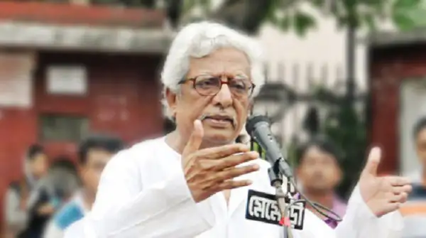 কামাল লোহানী পাঞ্জাবি পরিহিত বক্তা বক্তৃতা দিচ্ছেন. Channel i News - চ্যানেল আই নিউজ