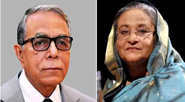 প্রধানমন্ত্রী ও রাষ্ট্রপতির ছবি, শোক প্রকাশের জন্য প্রস্তুত. Channel i News - চ্যানেল আই নিউজ