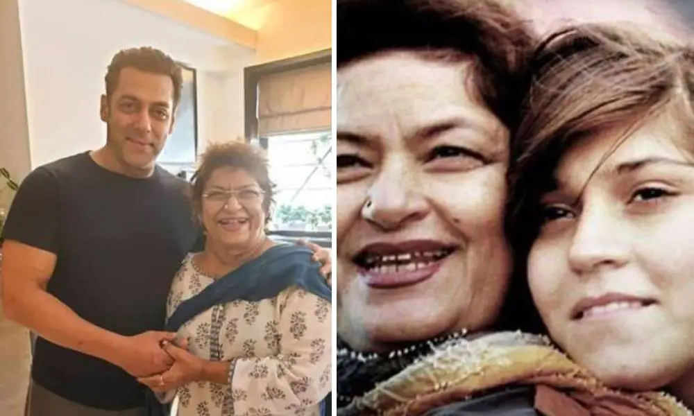 সালমানের সঙ্গে একজন বৃদ্ধ মহিলার ছবি, হাসিমুখে একসঙ্গে দাঁড়িয়ে. Channel i News - চ্যানেল আই নিউজ