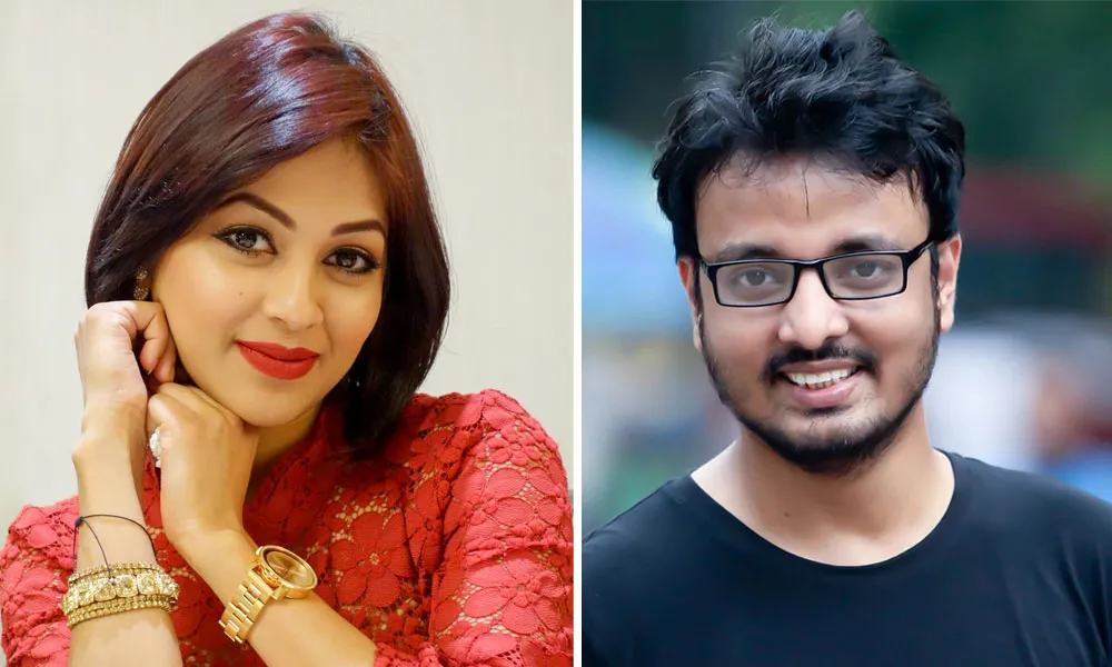 মোনালিসা ও সাদাতের লাইভ আড্ডার ছবি, আলোচনায় অংশগ্রহণকারী দুইজন. Channel i News - চ্যানেল আই নিউজ