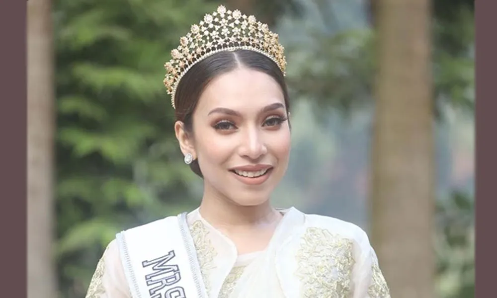 মিস বাংলাদেশ ২০২৩ প্রতিযোগীর সুন্দর ছবি, সজ্জিত ও হাসিমুখে. Channel i News - চ্যানেল আই নিউজ