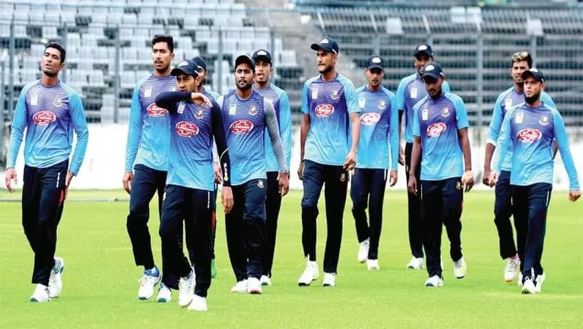 বাংলাদেশ ক্রিকেট দলের খেলোয়াড়রা অনুশীলনে অংশগ্রহণ করছে. Channel i News - চ্যানেল আই নিউজ
