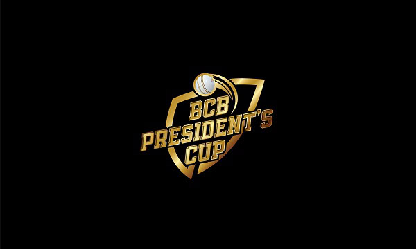 BCB President's Cup logo with a cricket ball and shield design. Channel i News - চ্যানেল আই নিউজ
