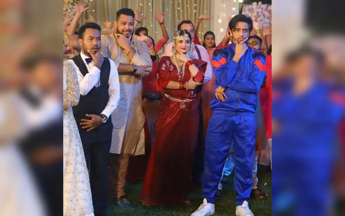 Bangladeshi people celebrating at a cultural event or wedding. Channel i News - চ্যানেল আই নিউজ