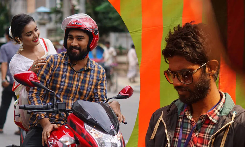 বাইকারের সঙ্গে যুবকের হাসিমুখের ছবি, উৎসবমুখর পরিবেশ. Channel i News - চ্যানেল আই নিউজ