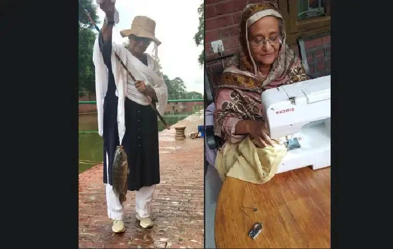 প্রধানমন্ত্রীর সেলাই ও মাছ ধরার ছবি ভাইরাল, ফেসবুকে শেয়ার. Channel i News - চ্যানেল আই নিউজ