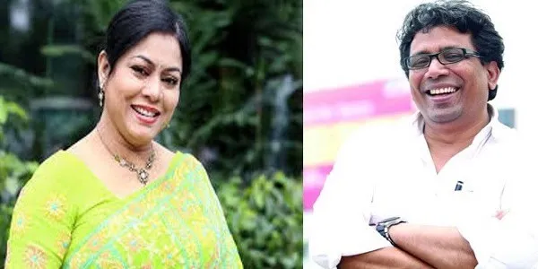 Ferdous Ara and Raju Alim receive Star Plus Award, smiling and happy. Channel i News - চ্যানেল আই নিউজ