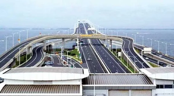 Modern bridge with multiple lanes over water in Bangladesh. Channel i News - চ্যানেল আই নিউজ
