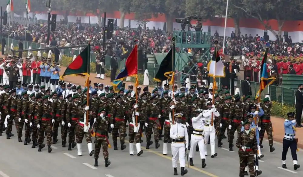 ভারতের প্রজাতন্ত্র দিবসের প্যারেডে বাংলাদেশ সশস্ত্র বাহিনী অংশগ্রহণ. Channel i News - চ্যানেল আই নিউজ