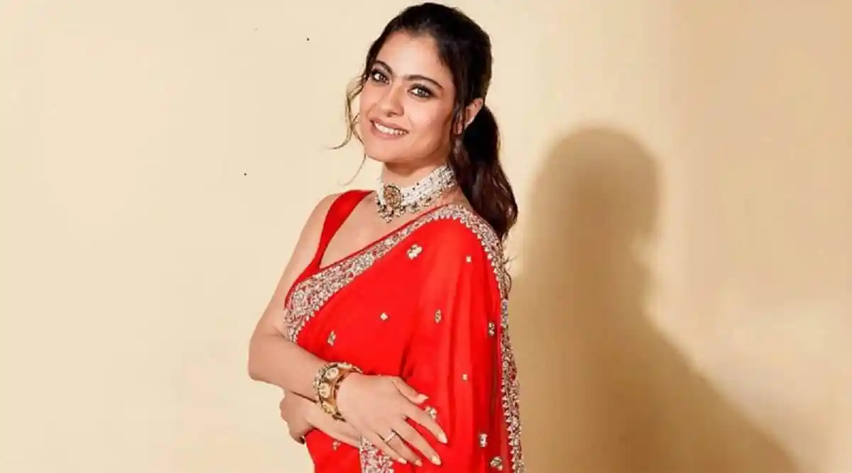 কাজল সুন্দর লাল শাড়ি ও গহনা পরিহিত হাস্যোজ্জ্বল ছবি. Channel i News - চ্যানেল আই নিউজ