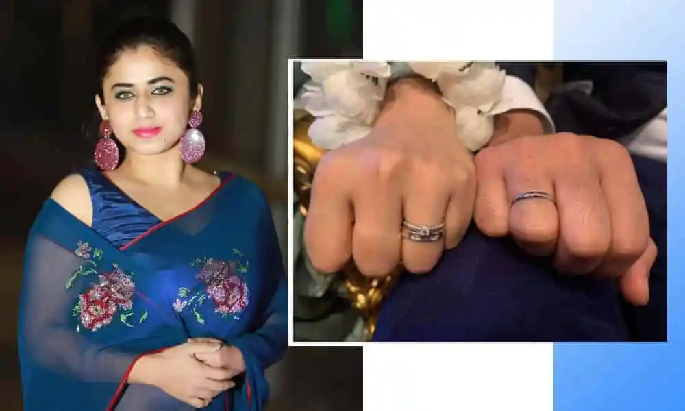 ফারিয়া শাহরিনের বাগদান, হাতে আংটি ও ফুলের গহনা দেখা যাচ্ছে. Channel i News - চ্যানেল আই নিউজ