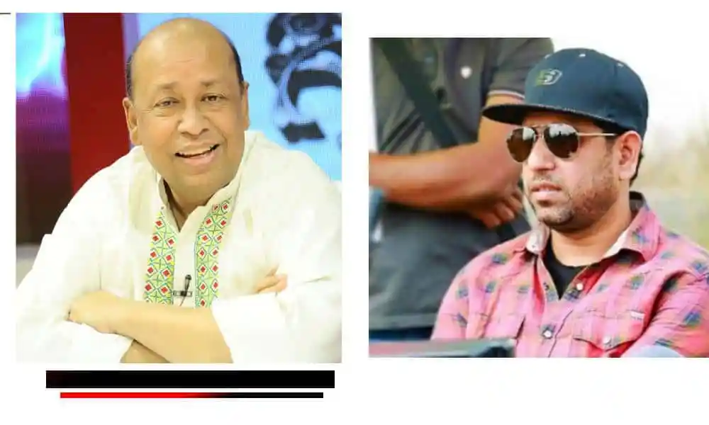দুই ব্যক্তি, একজন হাস্যোজ্জ্বল, অন্যজন sunglasses পরা, আলাদা পটভূমিতে।. Channel i News - চ্যানেল আই নিউজ