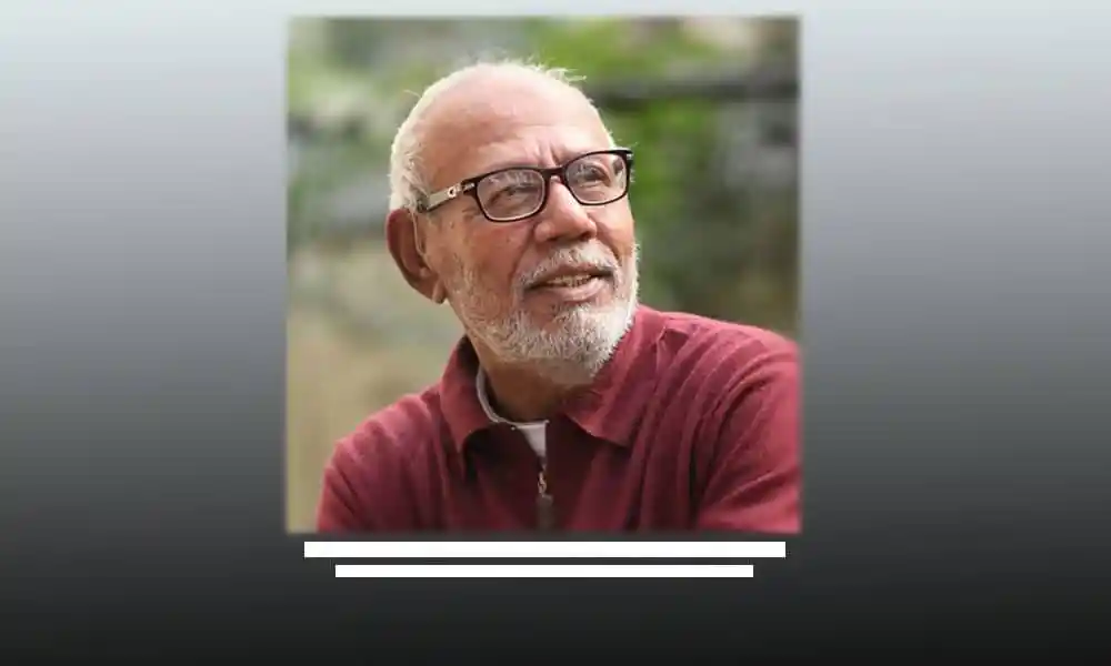 প্রবীণ ব্যক্তি চশমা পরা, শান্ত মুখাবয়ব সহ. Channel i News - চ্যানেল আই নিউজ