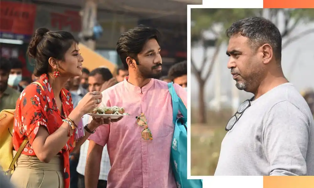 একজন নারী ও দুই পুরুষের মধ্যে কথোপকথন, উৎসবের পরিবেশ. Channel i News - চ্যানেল আই নিউজ