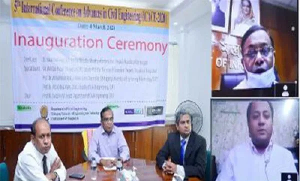 চুয়েটে পুরকৌশল খাতের অগ্রগতি বিষয়ক আন্তর্জাতিক কনফারেন্সের উদ্বোধনী অনুষ্ঠান. Channel i News - চ্যানেল আই নিউজ