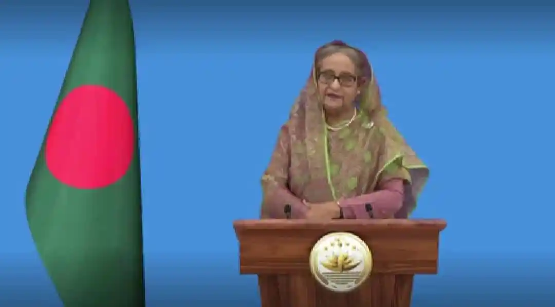 প্রধানমন্ত্রী কার্বন নিঃসরণ কমানোর জন্য উন্নত দেশগুলোর প্রতি আহ্বান জানাচ্ছেন. Channel i News - চ্যানেল আই নিউজ