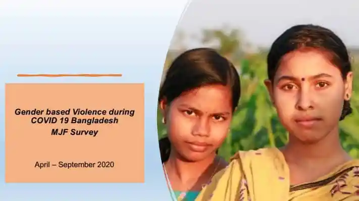 Gender-based violence during COVID-19 in Bangladesh, MJF Survey 2020. Channel i News - চ্যানেল আই নিউজ