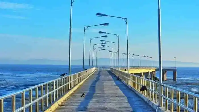 সন্দ্বীপের নতুন ব্রিজের দৃশ্য, সমুদ্রের পাশে নির্মিত. Channel i News - চ্যানেল আই নিউজ