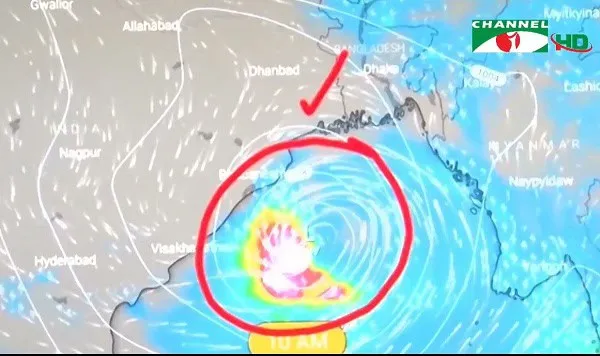Cyclone Yaas approaching Bangladesh with heavy rainfall and strong winds. Channel i News - চ্যানেল আই নিউজ