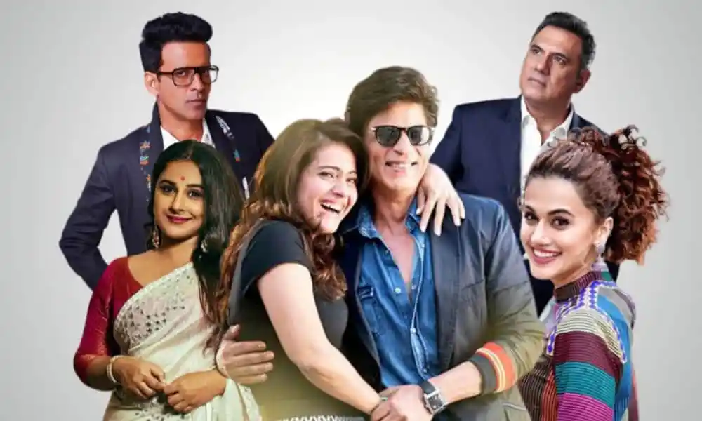 শাহরুখ খান, কাজল, ও অন্যান্য অভিনেতাদের হাস্যোজ্জ্বল ছবি. Channel i News - চ্যানেল আই নিউজ