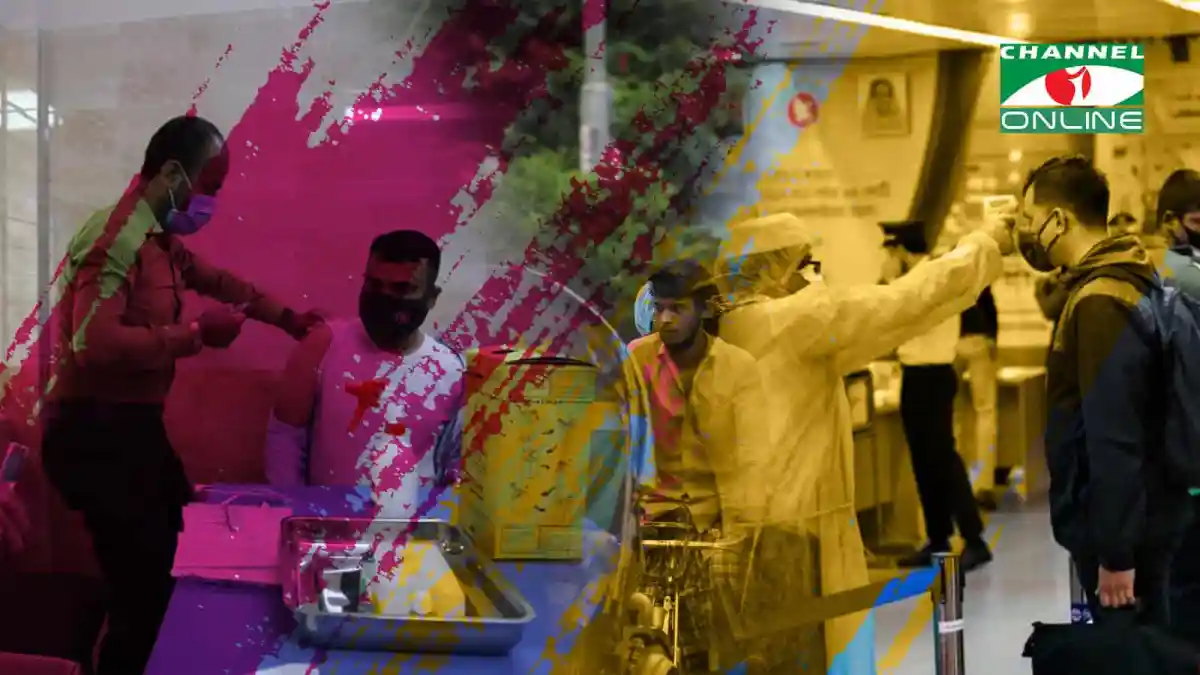 বাংলাদেশে করোনার কারণে মানুষের স্বাস্থ্যবিধি মানা ও ভিড় নিয়ন্ত্রণের দৃশ্য. Channel i News - চ্যানেল আই নিউজ