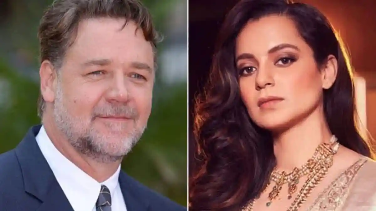 রাসেল ক্রো ও কঙ্গনা রানাউত একসঙ্গে কাজের জন্য আলোচনা করছেন. Channel i News - চ্যানেল আই নিউজ