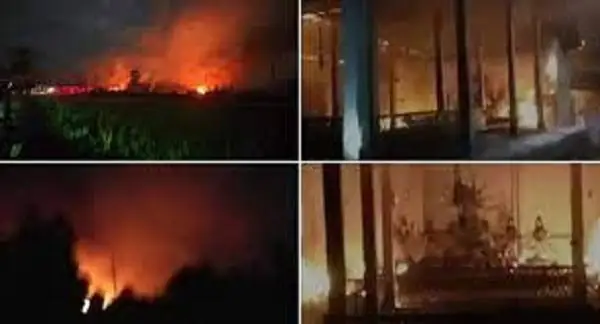 বাংলাদেশে অগ্নিকাণ্ডের ভয়াবহ দৃশ্য, ধোঁয়া ও আগুন ছড়িয়ে পড়ছে. Channel i News - চ্যানেল আই নিউজ