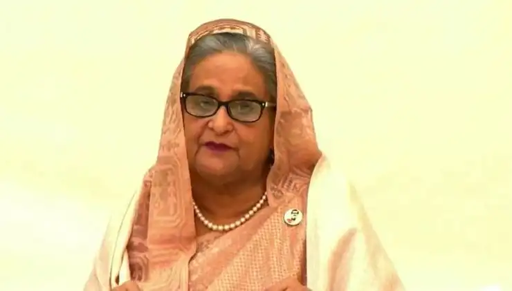 প্রধানমন্ত্রী শেখ হাসিনা ভাষণে বাংলাদেশের অর্থনৈতিক উন্নয়নের কথা বলছেন।. Channel i News - চ্যানেল আই নিউজ