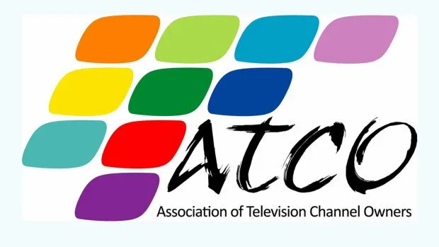 ATCO logo with colorful shapes and association name in English. Channel i News - চ্যানেল আই নিউজ