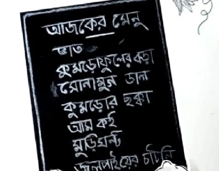 বাংলা ভাষায় লেখা চা দোকানের বোর্ডের ছবি, যেখানে বিভিন্ন ধরনের চা এর নাম লেখা।. Channel i News - চ্যানেল আই নিউজ