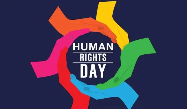 মানবাধিকার দিবসের জন্য রঙিন হাতের চিত্র, মানবাধিকারের গুরুত্ব তুলে ধরা. Channel i News - চ্যানেল আই নিউজ
