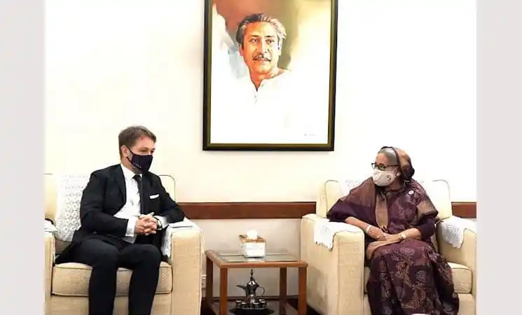 বাংলাদেশের প্রধানমন্ত্রী শেখ হাসিনা ও যুক্তরাষ্ট্রের প্রতিনিধি সাক্ষাৎ. Channel i News - চ্যানেল আই নিউজ
