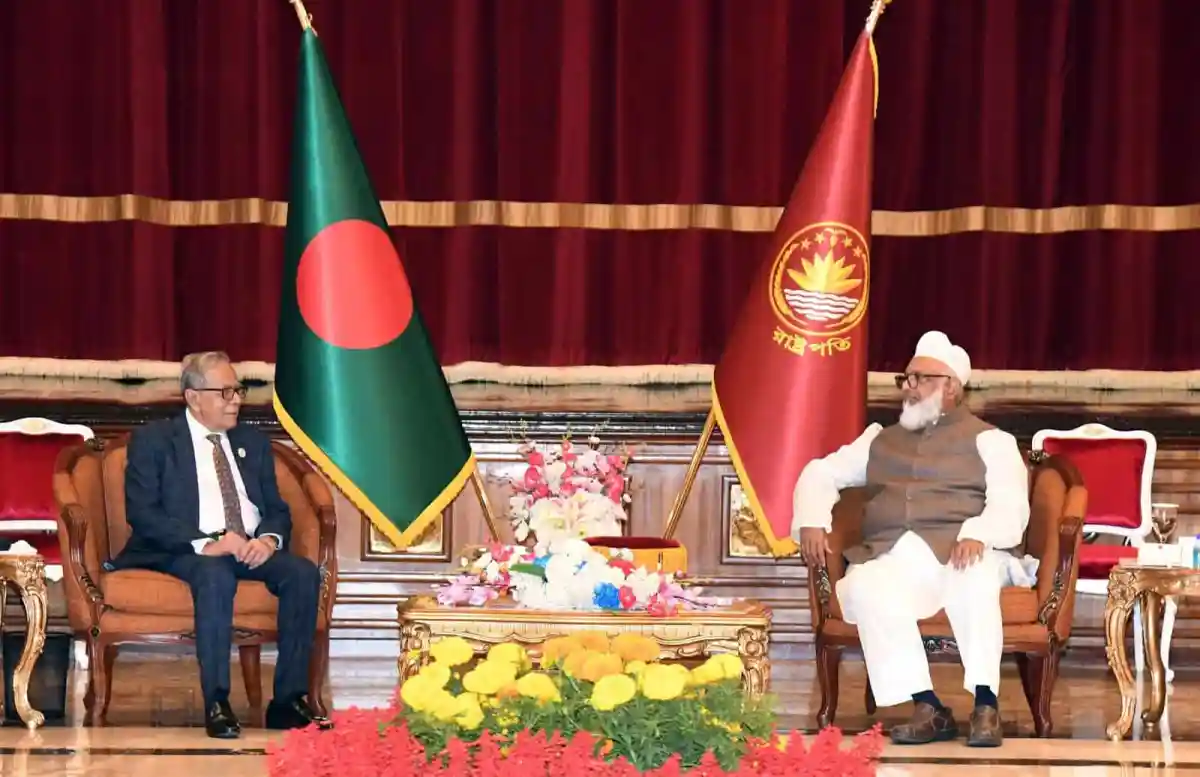 বাংলাদেশের প্রধানমন্ত্রী ও রাষ্ট্রপতি আলোচনা করছেন. Channel i News - চ্যানেল আই নিউজ