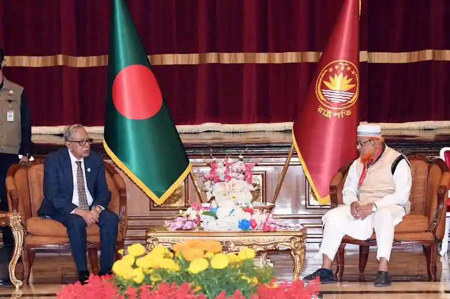 বাংলাদেশ ও তুরস্কের রাষ্ট্রপ্রধানের বৈঠক, ফুলের সাজে সজ্জিত সভাকক্ষ. Channel i News - চ্যানেল আই নিউজ