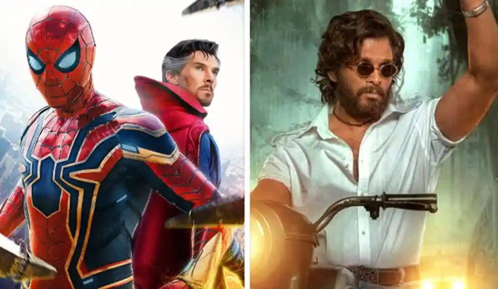 অল্লু অর্জুনের পুষ্প সিনেমার চরিত্রের ছবি, স্পাইডারম্যানের সঙ্গে তুলনা. Channel i News - চ্যানেল আই নিউজ