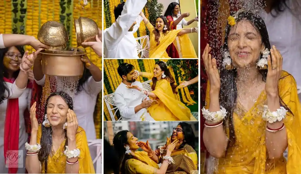 চিত্রনায়িকা মিম গায়ে হলুদের অনুষ্ঠানে আনন্দে মেতে উঠেছেন. Channel i News - চ্যানেল আই নিউজ