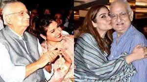 রাবিনা ট্যান্ডন তার বাবার সাথে আনন্দময় মুহূর্তে. Channel i News - চ্যানেল আই নিউজ