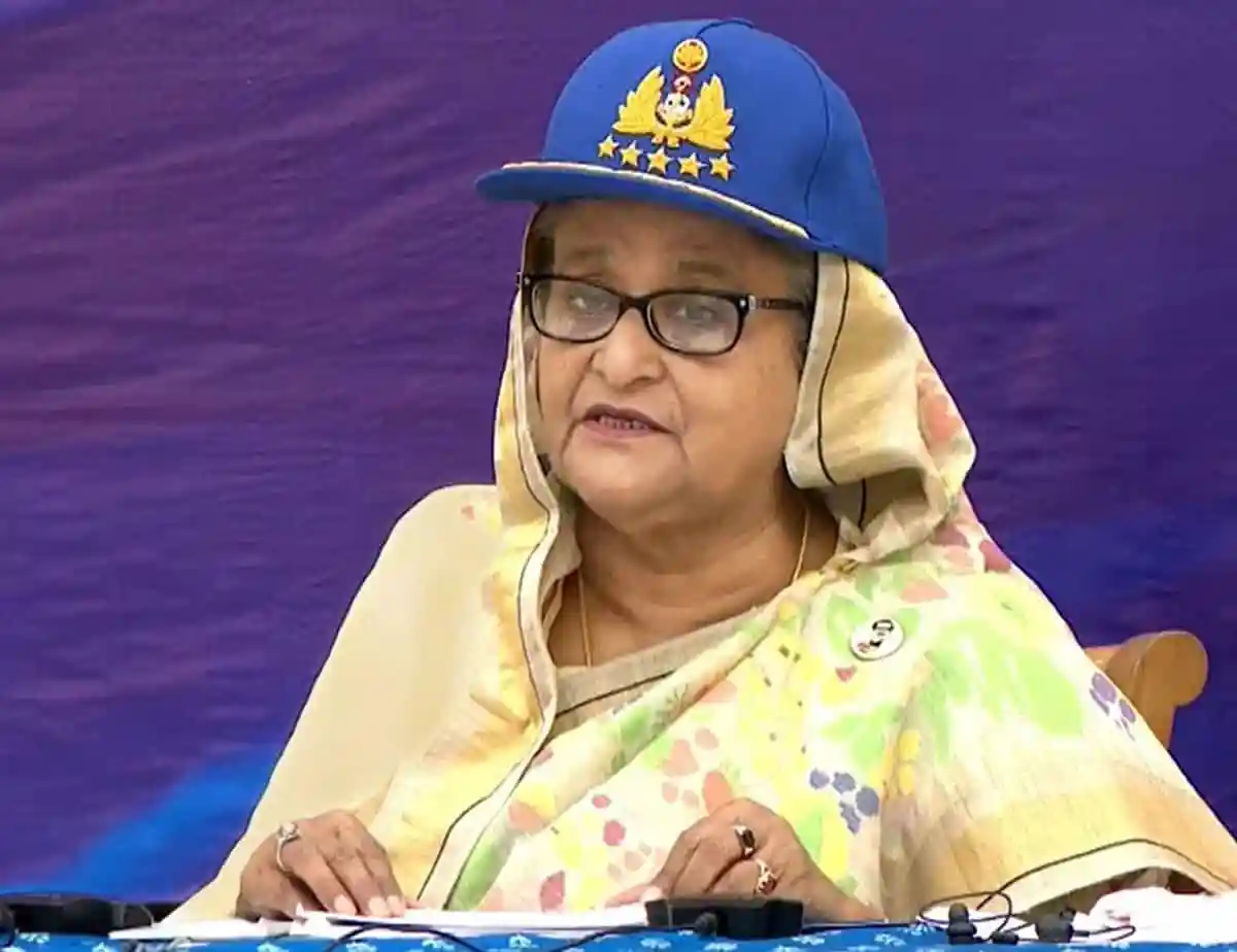 প্রধানমন্ত্রী শেখ হাসিনা সমুদ্র সীমা সংক্রান্ত বিষয়ে বক্তব্য দিচ্ছেন. Channel i News - চ্যানেল আই নিউজ