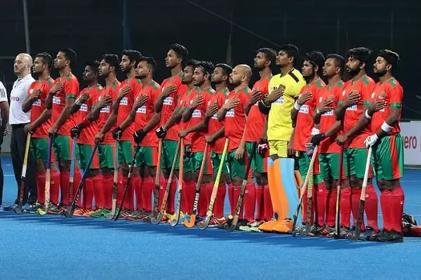 বাংলাদেশ হকি দল এশিয়া কাপের জন্য প্রস্তুত, খেলোয়াড়রা জাতীয় সংগীতের সময় দাঁড়িয়ে. Channel i News - চ্যানেল আই নিউজ