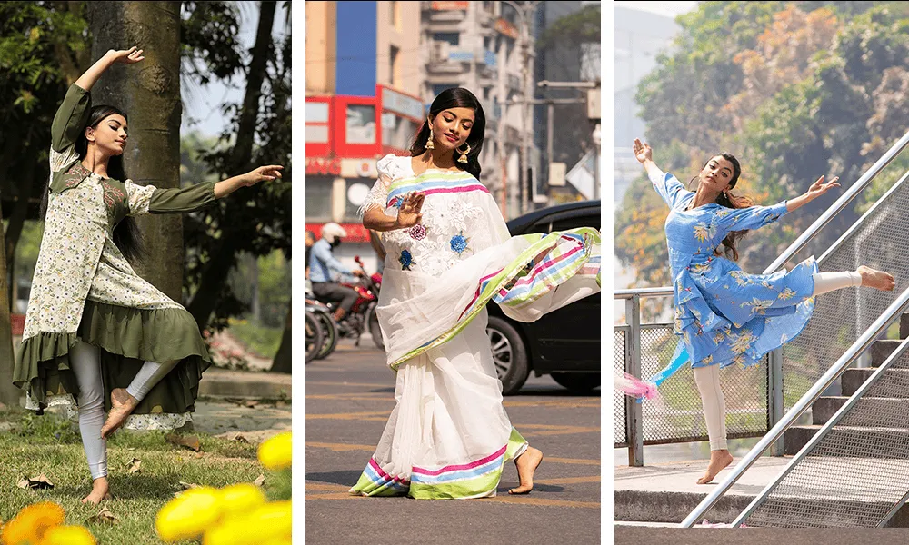 বাংলাদেশের নারীদের বিভিন্ন স্থানে নাচের সুন্দর ছবি. Channel i News - চ্যানেল আই নিউজ