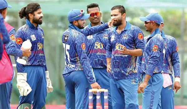 বাংলাদেশ ক্রিকেট দলের খেলোয়াড়রা জয়ের উদযাপন করছে. Channel i News - চ্যানেল আই নিউজ