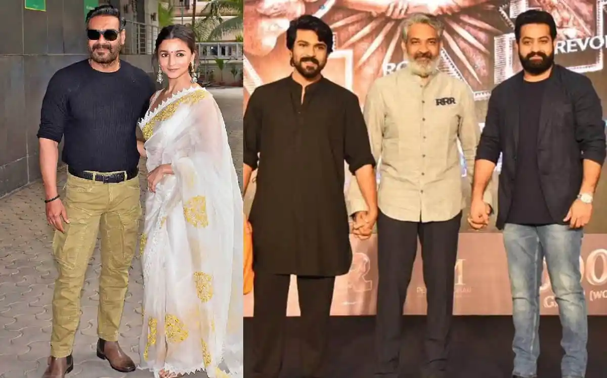 অজয় দেবগন, আলিয়া ভাট ও অন্যান্য অতিথির সঙ্গে ছবি।. Channel i News - চ্যানেল আই নিউজ