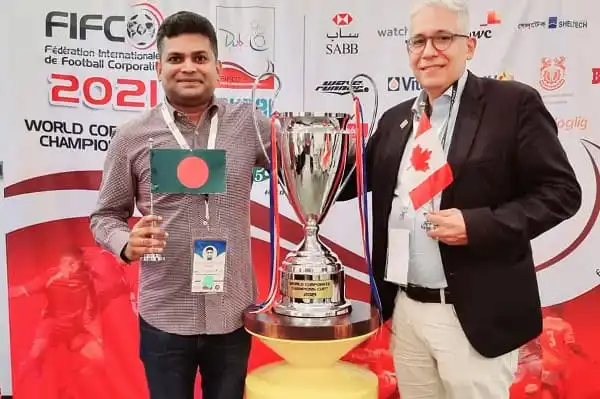 বাংলাদেশের ইমরানুর FIFA কাপে অংশগ্রহণের ছবি. Channel i News - চ্যানেল আই নিউজ