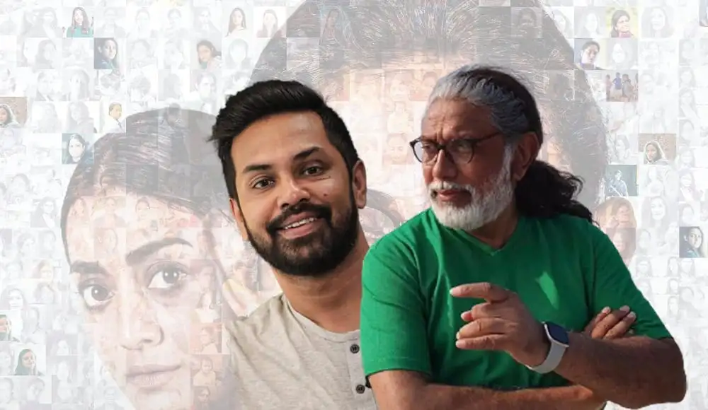 দুই পুরুষের সাক্ষাৎকার, একজন তরুণ ও একজন বৃদ্ধ, আলোচনায় ব্যস্ত. Channel i News - চ্যানেল আই নিউজ