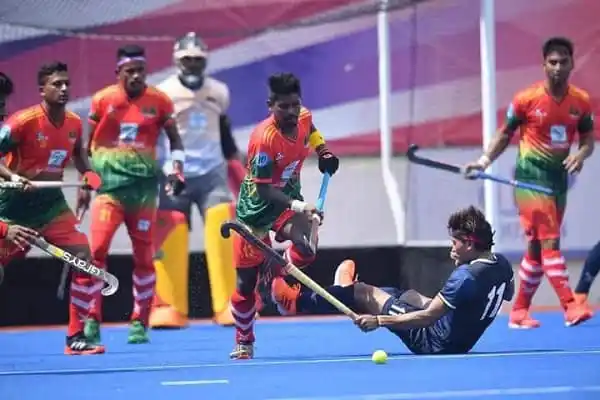 বাংলাদেশ হকির খেলোয়াড়রা সেমিফাইনালে গ্রুপ চ্যাম্পিয়ন হয়ে আনন্দিত. Channel i News - চ্যানেল আই নিউজ