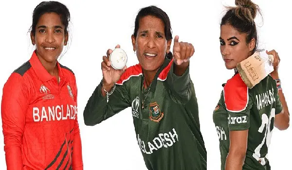 বাংলাদেশ নারী ক্রিকেটাররা প্রধানমন্ত্রীকে স্যালুট করছে. Channel i News - চ্যানেল আই নিউজ